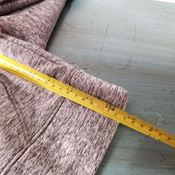 GRAY space dye hoodie kangaroo pouch pullover long sleeve medium M womens shown - Picture 6 of 7